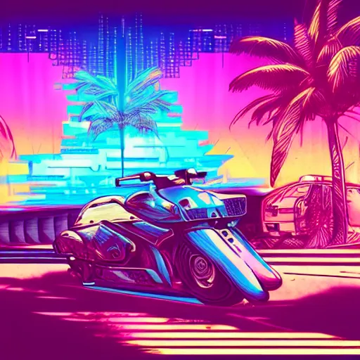 Image similar to ♈, epic retrowave art, trending on art station