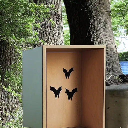 Image similar to bat box designed by Norman Foster