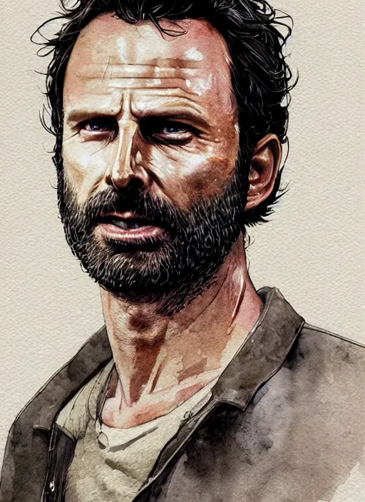 Prompt: portrait, Rick Grimes from The Walking Dead in the South Park universe, watercolor, dramatic lighting, cinematic, establishing shot, extremely high detail, foto realistic, cinematic lighting, pen and ink, intricate line drawings, by Yoshitaka Amano, Ruan Jia, Kentaro Miura, Artgerm, post processed, concept art, artstation, matte painting, style by eddie mendoza, raphael lacoste, alex ross