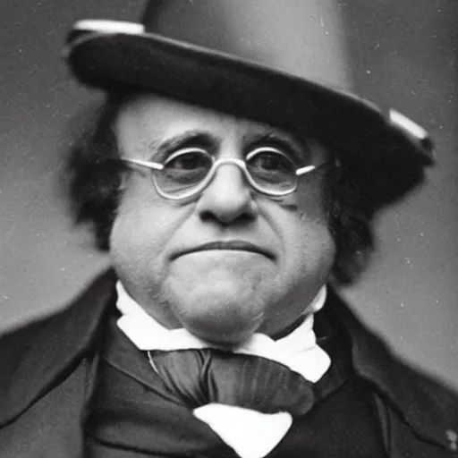 Image similar to daguerreotype photograph of danny devito as a civil war general