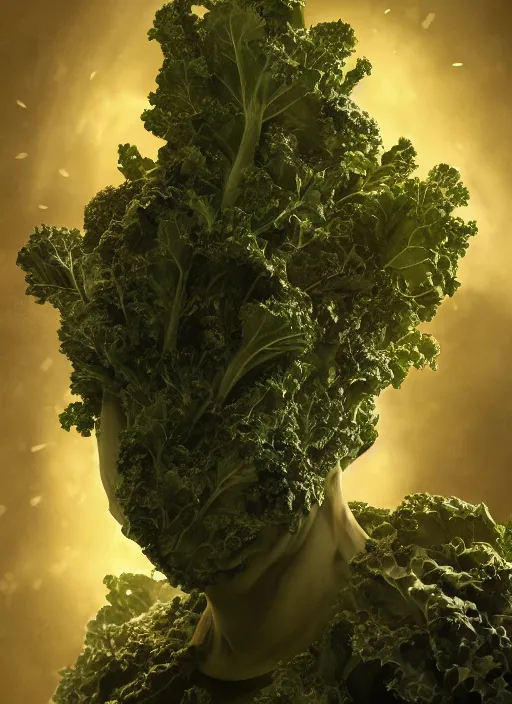 Image similar to biohazard portrait of kale!! tony kale bioshock, au naturel, hyper detailed, digital art, trending in artstation, cinematic lighting, studio quality, smooth render, unreal engine 5 rendered, octane rendered, art style by klimt and nixeu and ian sprigger and wlop and krenz cushart