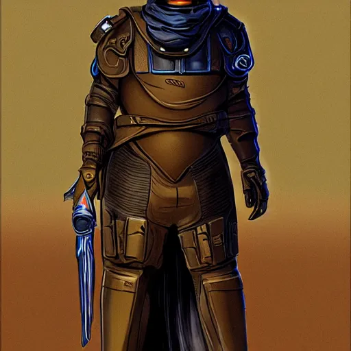 Prompt: Dune 2021 concept art Harkonnen soldier