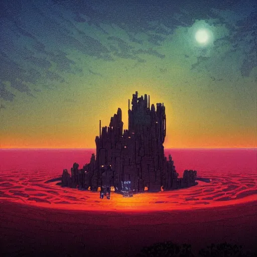 Prompt: concept art, by jeffrey smith by moebius and john harris, atmospheric blues, studio trigger, atmospheric dreamscape painting, saturation 4 0, the vitality of life