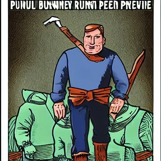 Image similar to Paul Bunyan runs for president