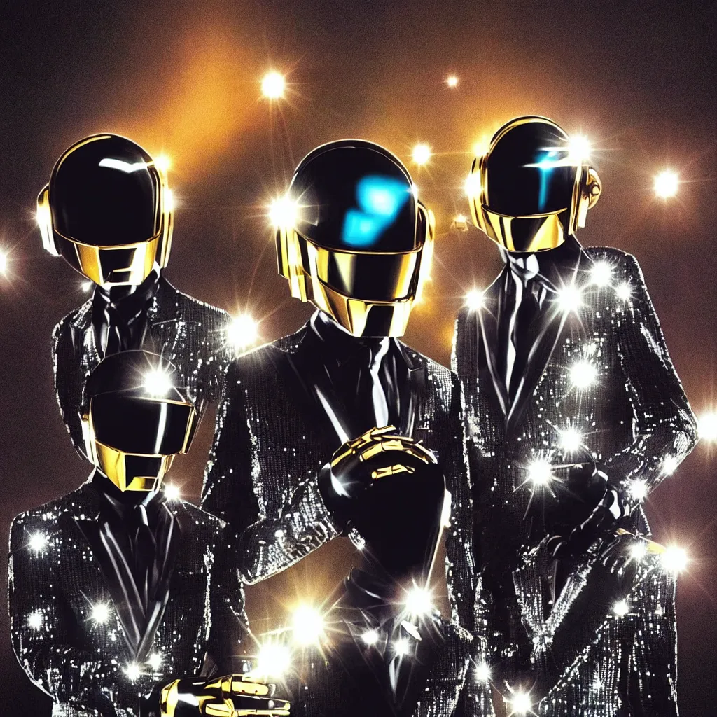 Image similar to album cover for Daft Punk\'s new album