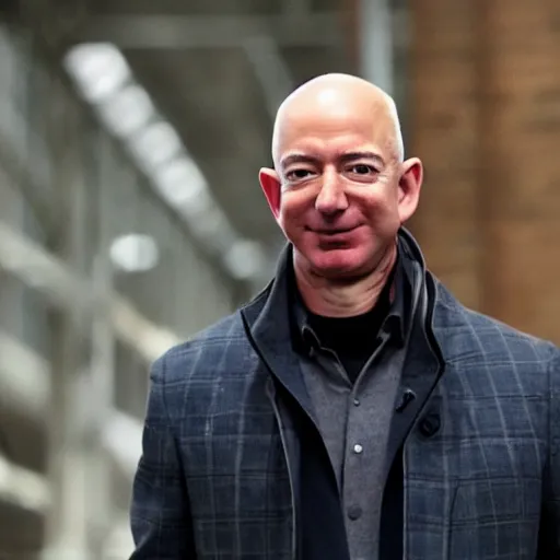 Prompt: jeff bezos as a hobo