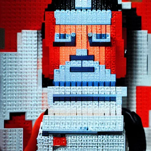 Image similar to keanu reeves as a lego man