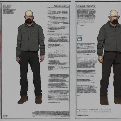 Prompt: Walter White in the video game Mulitverses, concept art
