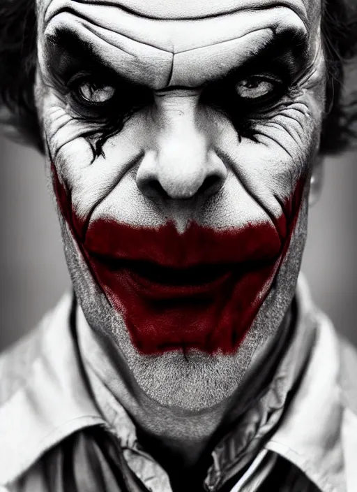 photo of Hugo Weaving as the Joker by Lee Jeffries and | Stable ...