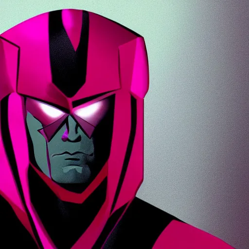 Image similar to Magneto with pink .