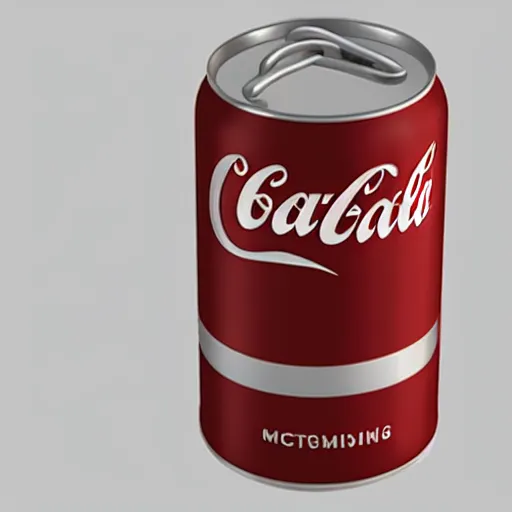 Image similar to CAD rendering of mechanical device to open a can of CocaCola