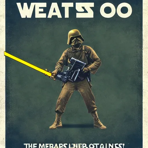 Prompt: vietnam war poster in star wars style