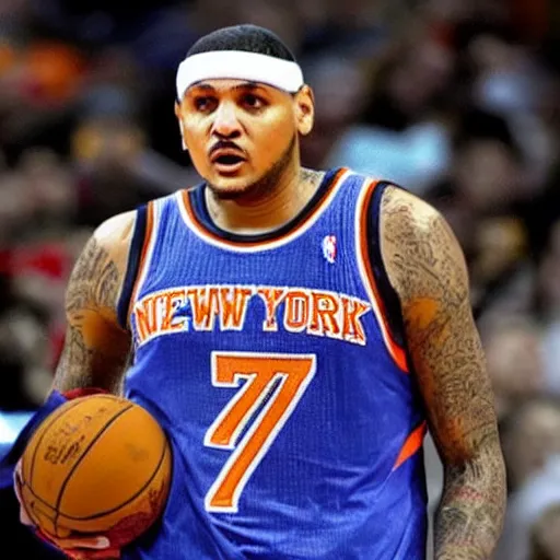 Image similar to carmelo anthony nenderoid