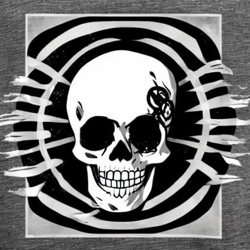 Image similar to punk rock skull