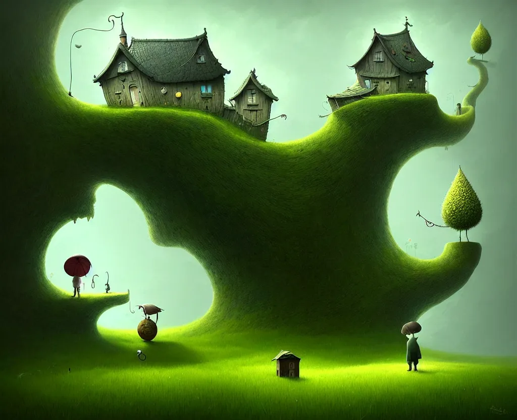 Image similar to monster hunt weak minds gediminas pranckevicius