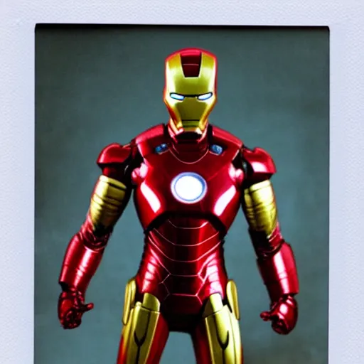 Image similar to Narendra Modi as iron man, 50mm, polaroid