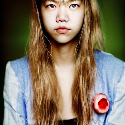 Image similar to Portrait of Lalisa Manoban by Martin Schoeller