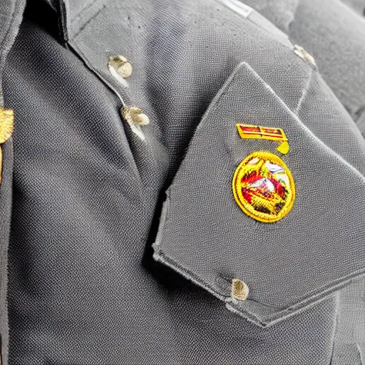 Prompt: united marine corps uniform , award winning photograph , 4k , HD