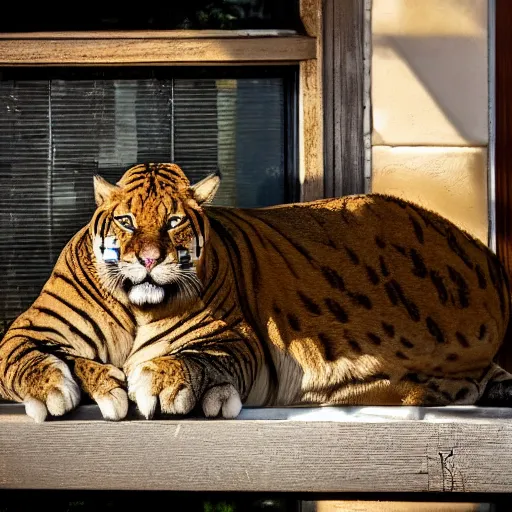 Image similar to big cat on house with walter white award - winning photography 4 k