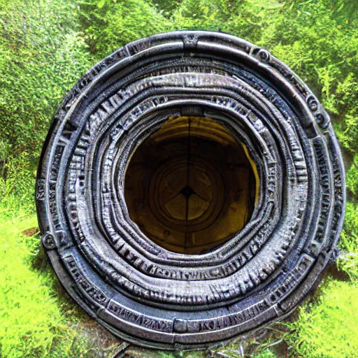 Image similar to a bong portal to another world, award winning professional stargate photography