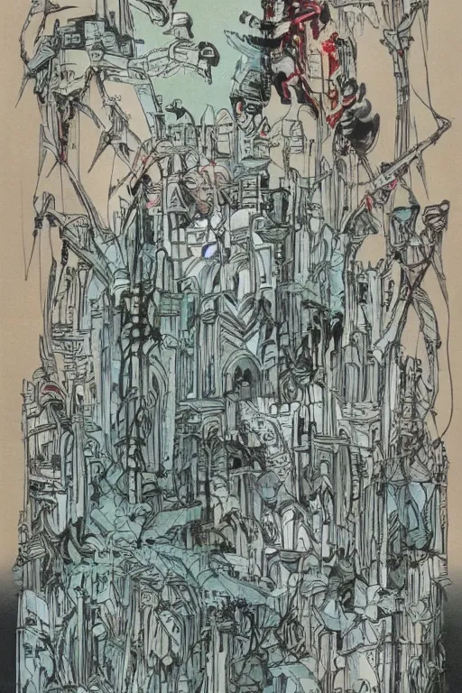 Image similar to castle by Philippe Druillet