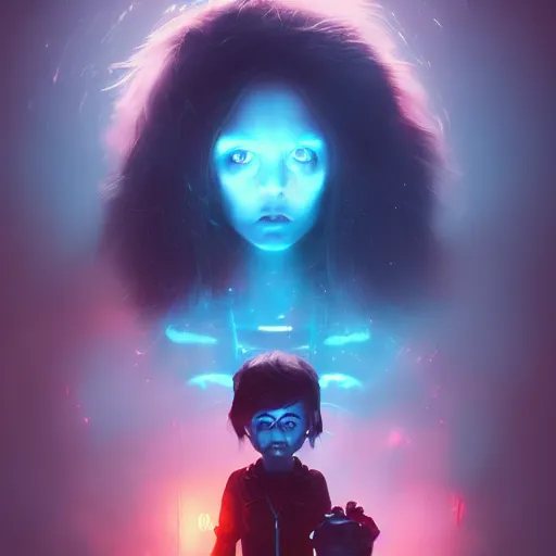 Image similar to little hellions, huggy wuggy from poppy playtime video game, fullbody, ultra high detailed, glowing lights, oil painting, greg rutkowski, charlie bowater, beeple, unreal 5, daz, hyperrealistic, octane render, rpg portrait, dynamic lighting, fantasy art, beautiful face