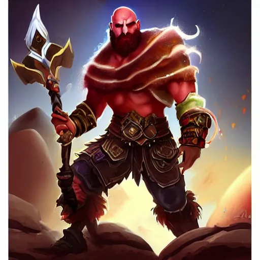 Image similar to ((((Mars the God of war)))), Dota 2 hero, hearthstone art style, epic fantasy style art, fantasy epic digital art, epic fantasy card game art