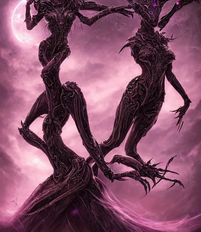 Prompt: character portrait on the enchanting femenine queen of the zerg, hyper attractive, seductive, very complex, hyper-maximalist, overdetailed, legendary cinematic, darkfantasy, archetype with timeless beauty breathtaking eyes, her spider like legs spread evenly around her framing the image, collossal alien ship in the sky behind her, highly intricate, digital art, very elegant, HDR 8K, biblical art, realism, incomprehensible yet perspicious detail, unbeatable quality, silent hill aesthetic, photorealistic, lifelike, DSLR 8k, unbeatable coherency, Omnious intricate, octane render, created Nixeu & z--ed from deviantart