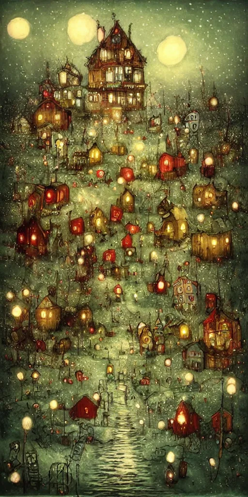 Image similar to christmas eve by alexander jansson