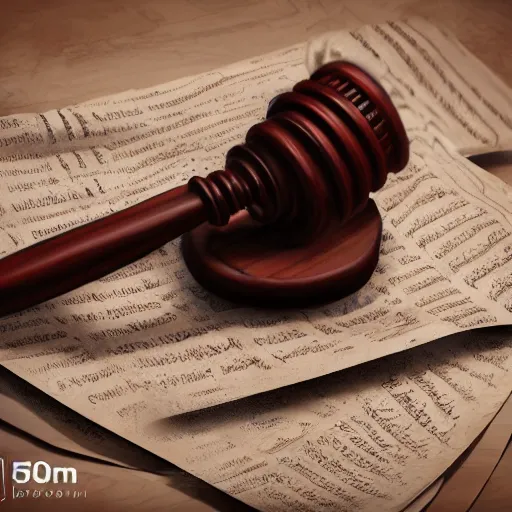 Prompt: photograph of wooden gavel on top of a massive pile of papers, thousands of paper spread across a desk, overflowing, hyper realistic, unreal engine, art station, studio lighting, 5 0 mm