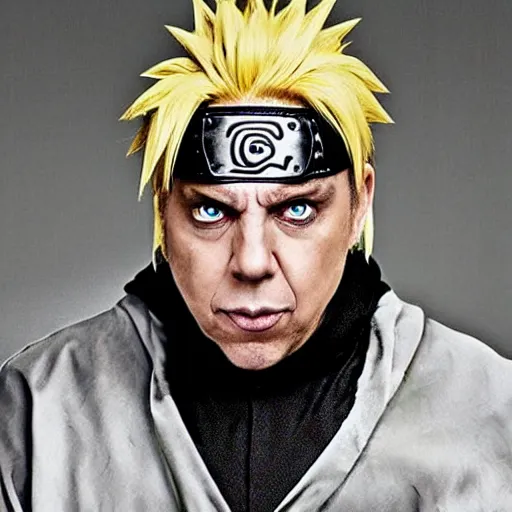 Image similar to Naruto as Till Lindemann