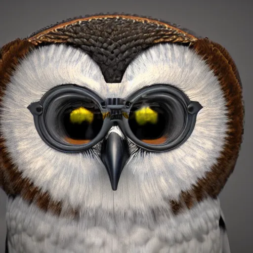 Image similar to bespectacled owl, modigliani, intricate detail, klimt, octane render, unreal engine,