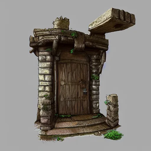 Prompt: mysterious labyrinth, hide and seek props game, artstation