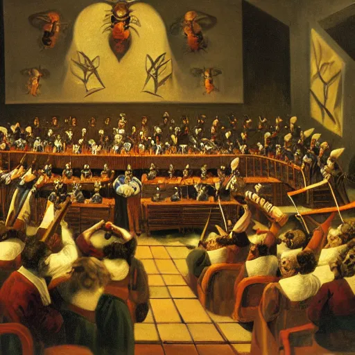Image similar to the victorious essence of beethovens 7 th symphony by dali, full resolution, 4 k