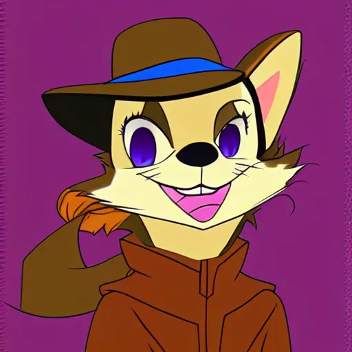 Image similar to portrait of gadget hackwrench from chip'n dale rescue rangers