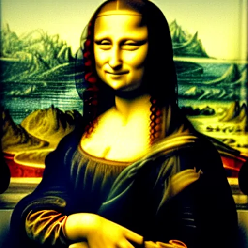 Image similar to the mona lisa, by leonardo da vinci