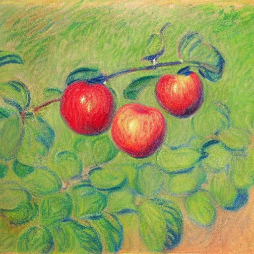 Image similar to apple by monet,