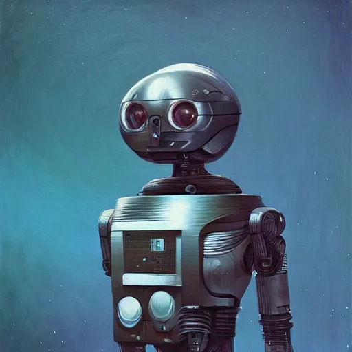 Image similar to sentient android made of wood, by ivan shishkin and beeple, trending on artstation a complex sci - fi painting by gerald brom, trending on artstation a child