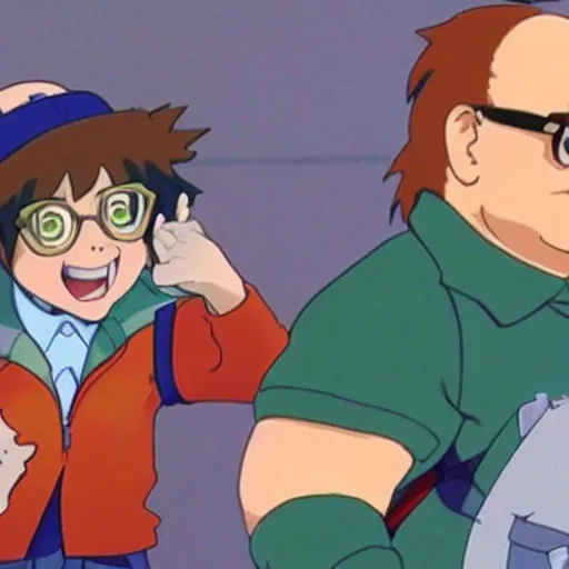 Prompt: Danny Devito in digimon