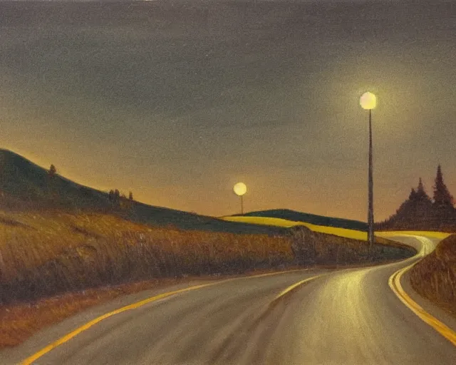 Image similar to the long and winding road at night by john christopher maxwell pratt,