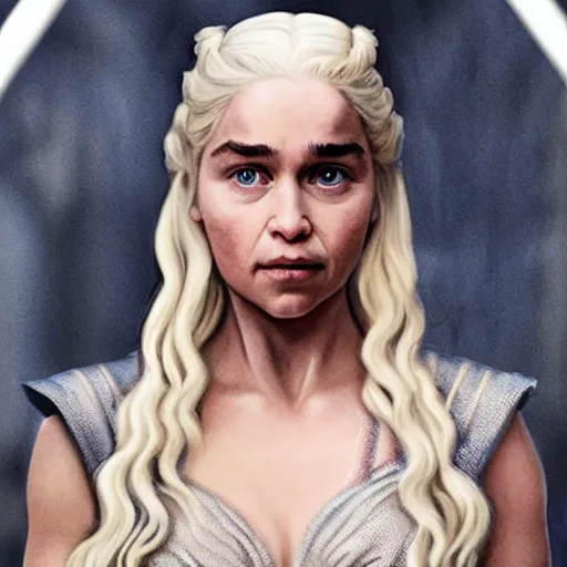 Prompt: “Very very intricate photorealistic photo of Daenerys from Game of Thrones in a Marvel movie, photo is in focus with detailed atmospheric lighting, award-winning crisp details”