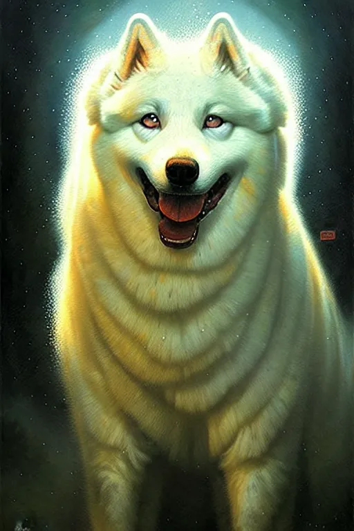 Image similar to anna podedworna samoyed