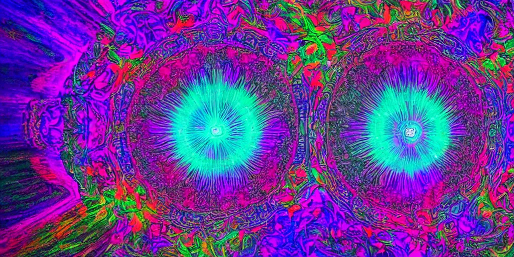 Image similar to psychedelic enlightment