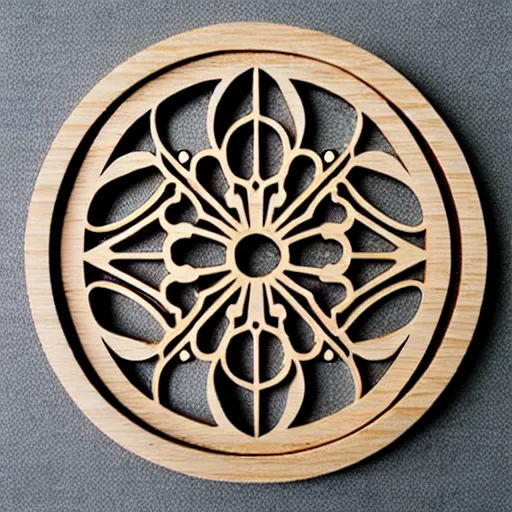 Image similar to layered lasercut wood