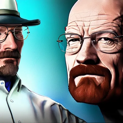 Image similar to walter white in overwatch