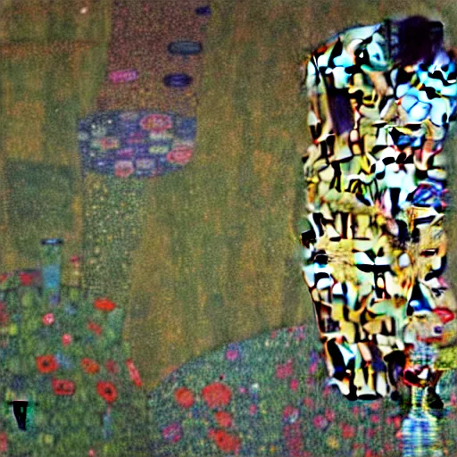 Prompt: men and women frolicking in a solarpunk utopia painting by gustav klimt