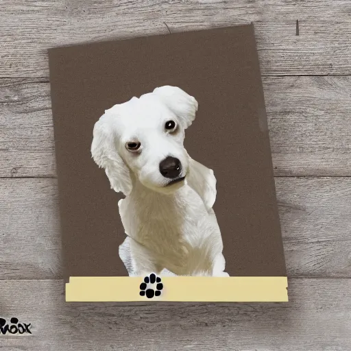 Image similar to dog in the style of gooseworx