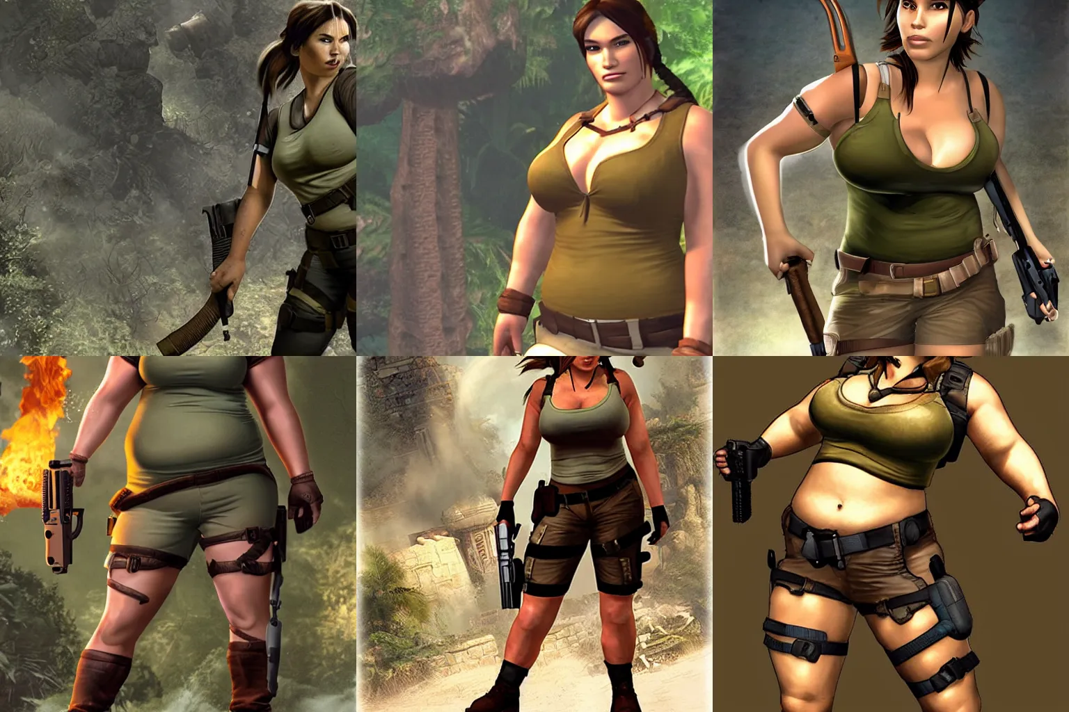 Fat lara croft