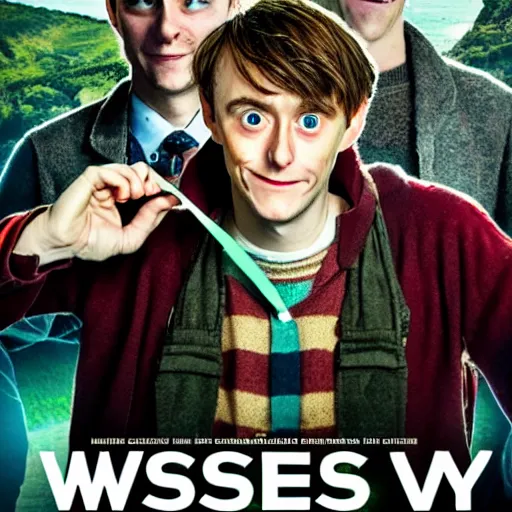 Prompt: Swiss Army Man movie posters