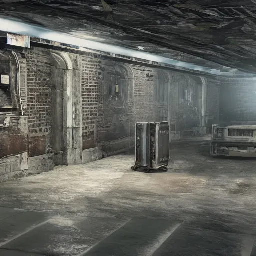 Image similar to what humans do underground, 4k, cinematic, unreal engine, photorealistic